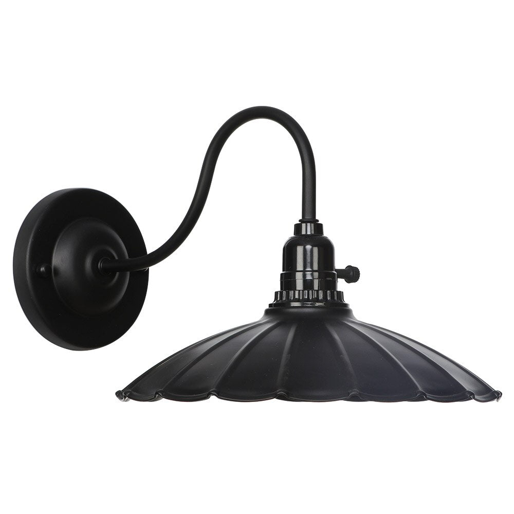 Black Retro Vintage Industrial Wall Lights Rustic Sconce Lamp Fixture~2676-4