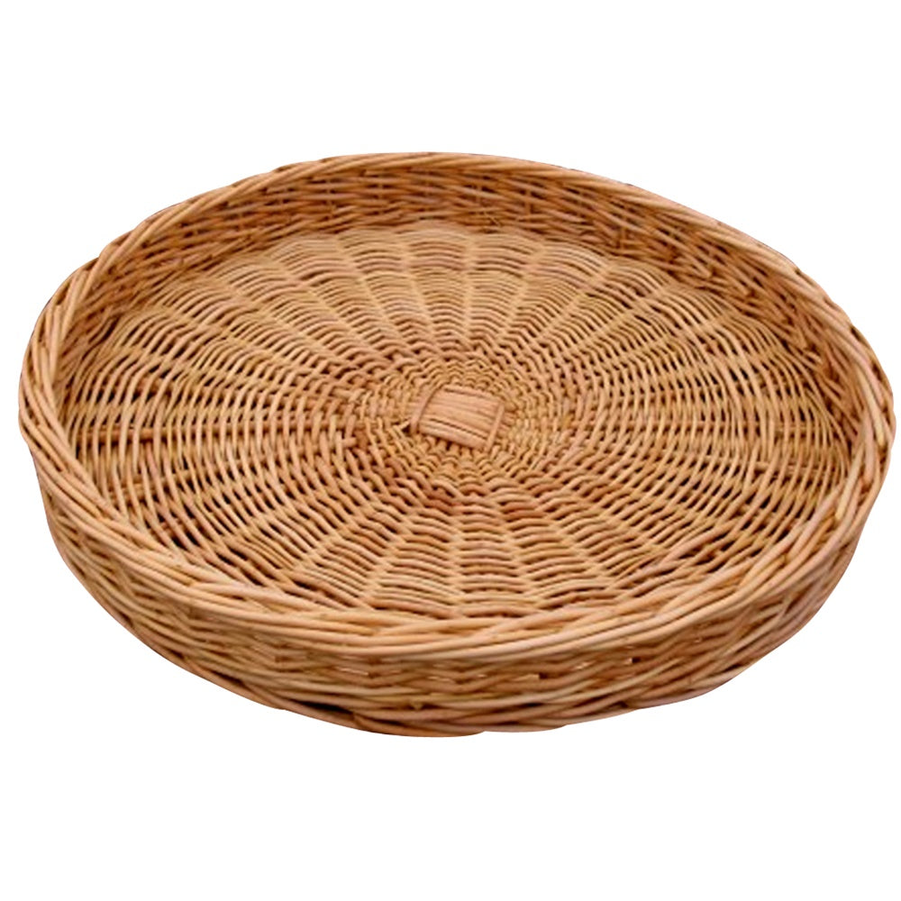 Round Presentation Wicker Tray-0