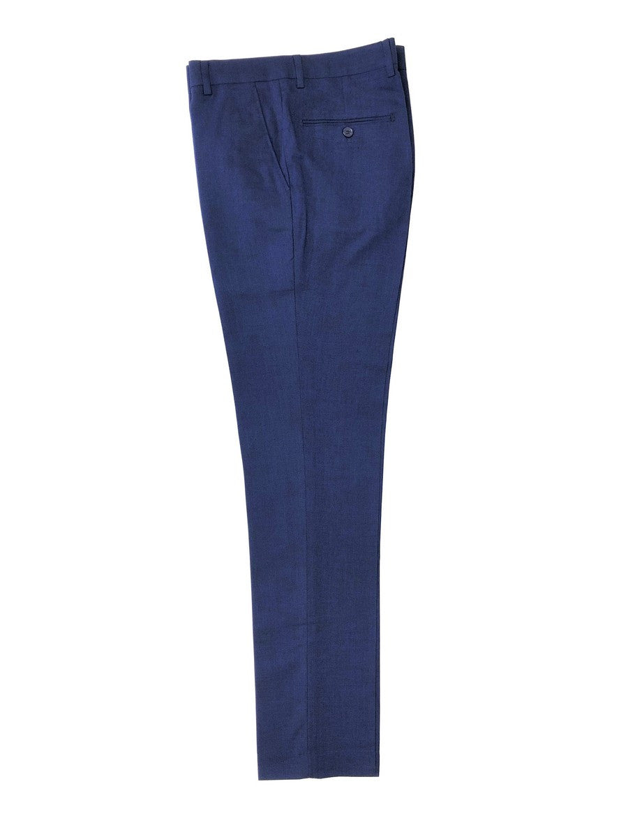 Blue Slim Fit Trousers