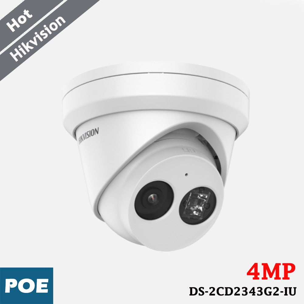 Hikvision 4MP AcuSense Camera DS-2CD2343G2-IU 2.8mm 120dB WDR Built-in Mic
